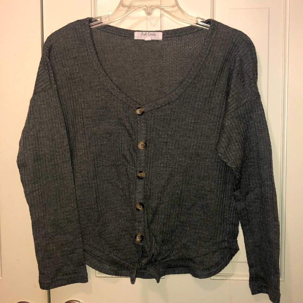 Gray shirt!